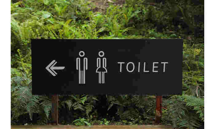 Toilets sign