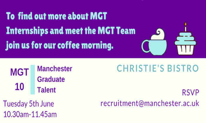 Manchester Graduate Talent coffee morning