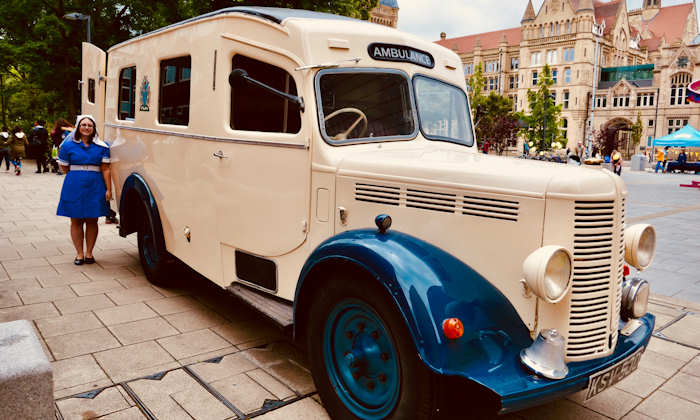 Vintage ambulance