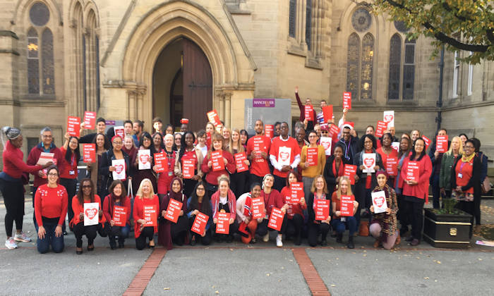 Wear Red Day group photo