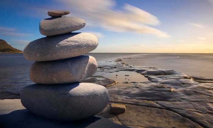 Stones on beach