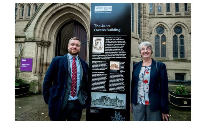 New University history displays unveiled