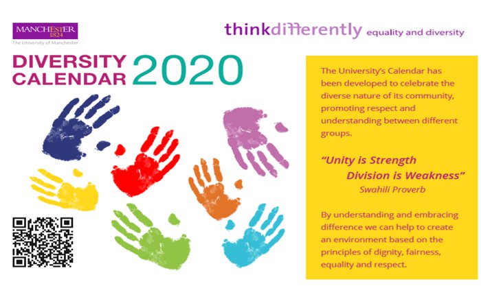 2020 Diversity Calendar 