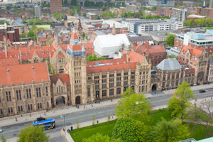 University of Manchester aerial view