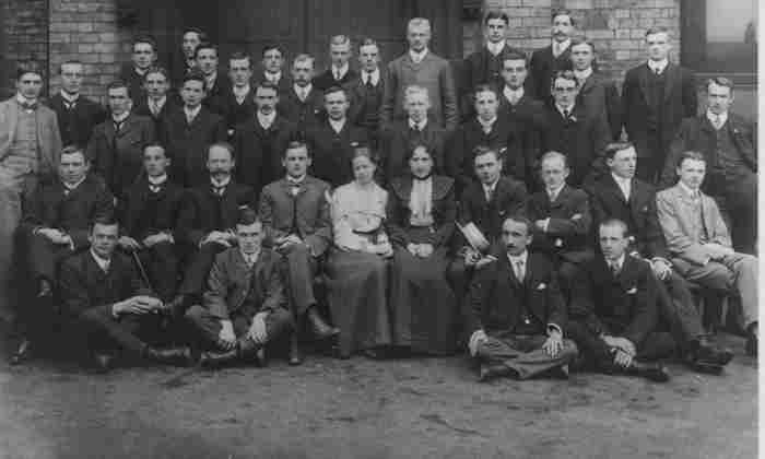 Final year medical students 1904