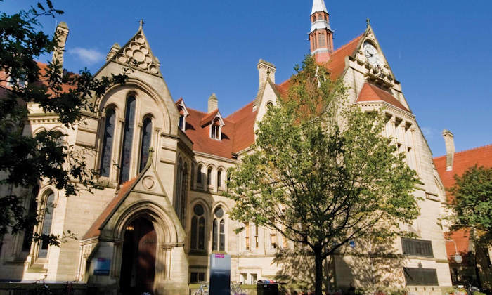 Archway entrance to University of Manchester