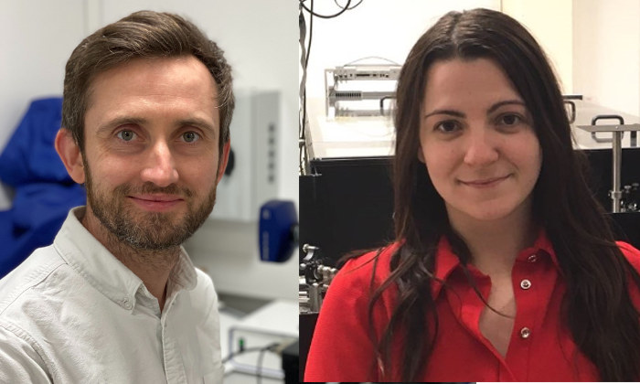 Headshots of Jessica Boland and Patrick Parkinson