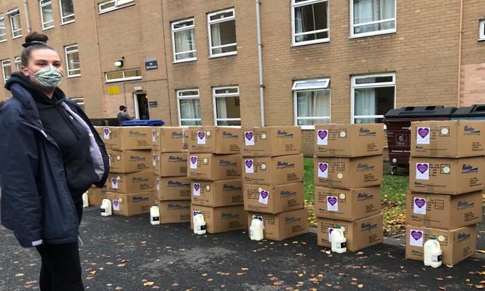 Meals delivered to students