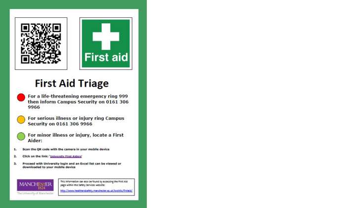 first aid poster