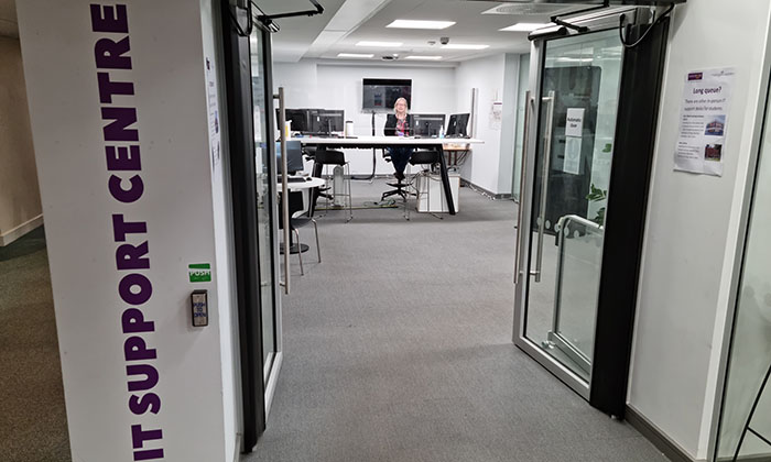 In-person IT Support Desk in the Kilburn Building