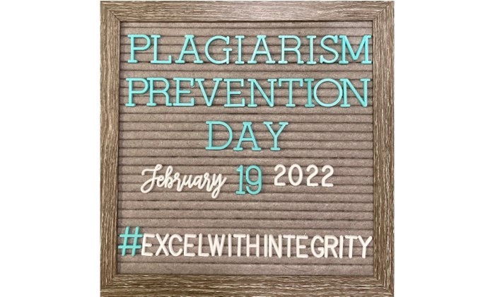 Plagiarism Prevention Day