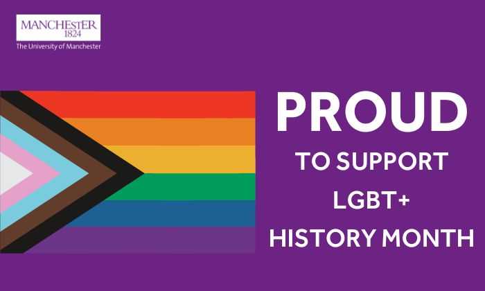 Proud to support LGBT+ history month