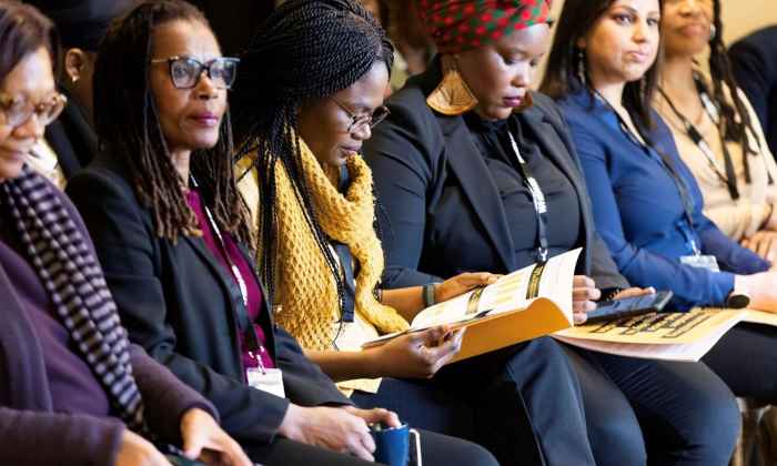 Image from 100 Black Women Professors event