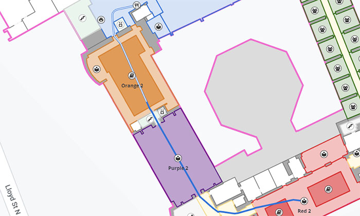 Map of Main Library