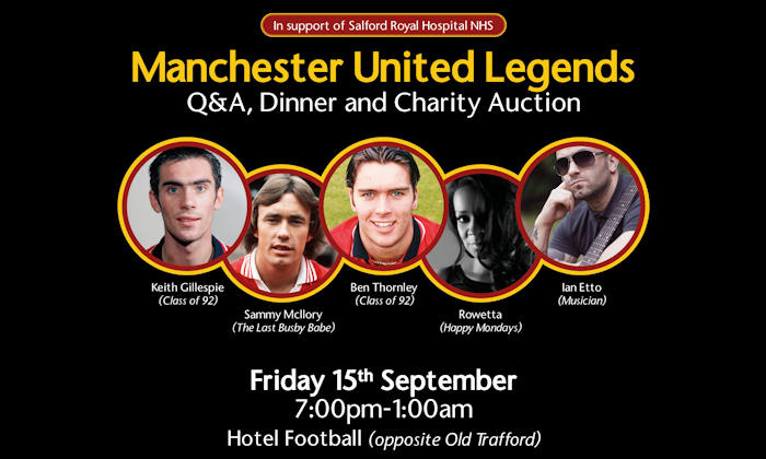 Manchester United Legends dinner