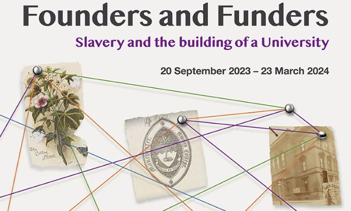 Founders and Funders: Slavery and the building of a University graphics