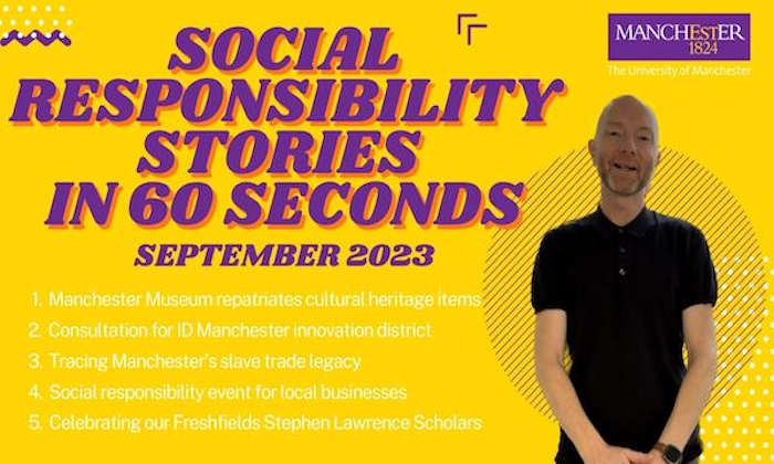 Social responsibility stories September 2023