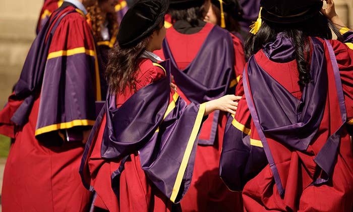 Students graduating