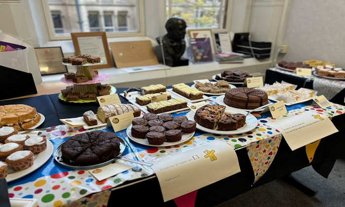 A selection of bakes at Pudsey's Patisserie