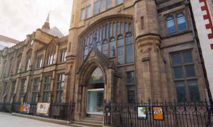 Exterior shot of Manchester Museum