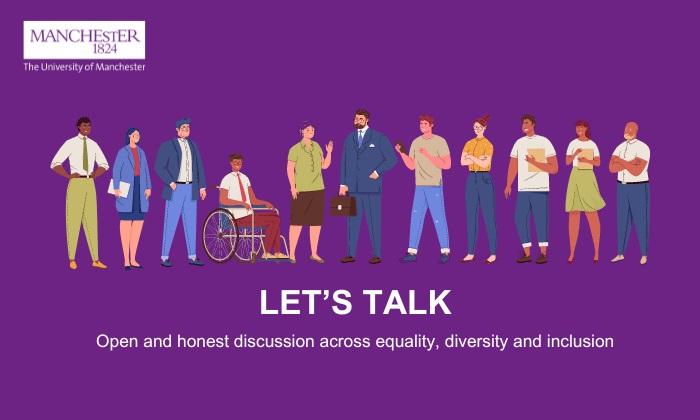 Let's talk - open discussion on equality, diversity and inclusion