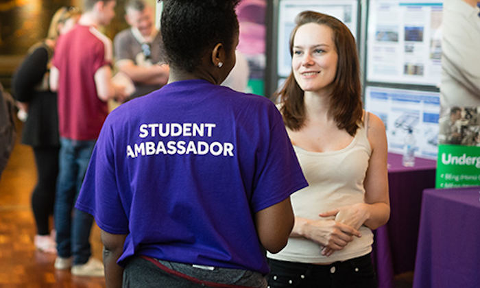 Student Ambassador with potential student