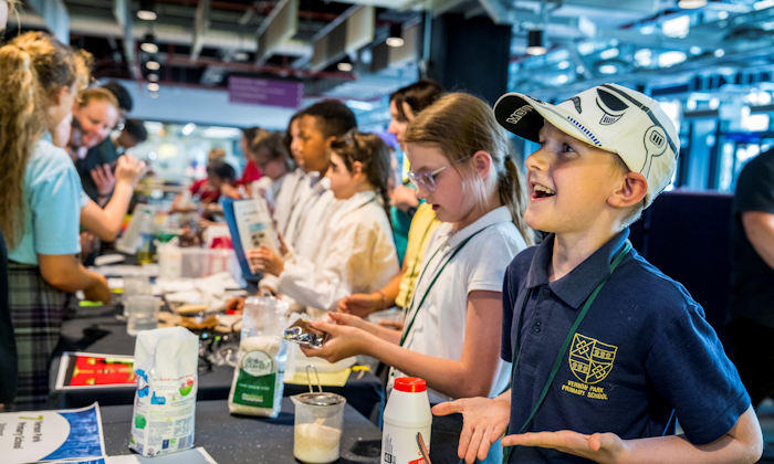 Children at Great Science Share event