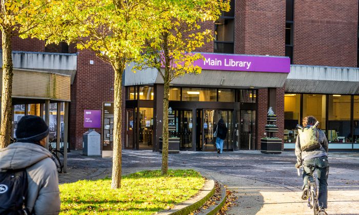 Main Library front entrance