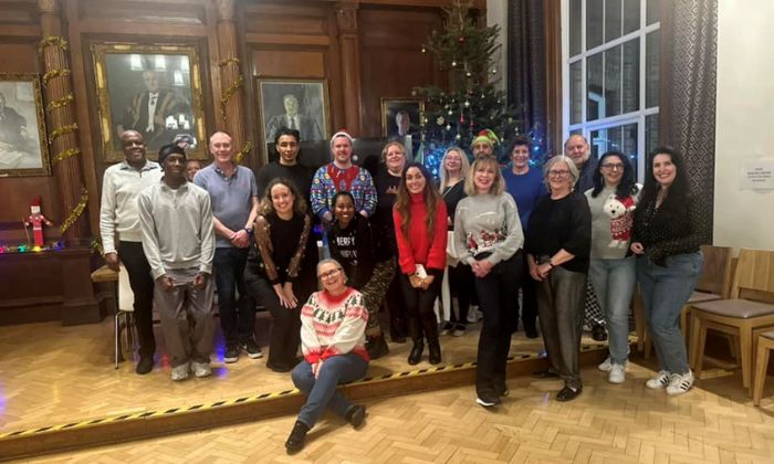 Christmas Dinner Initiative group shot
