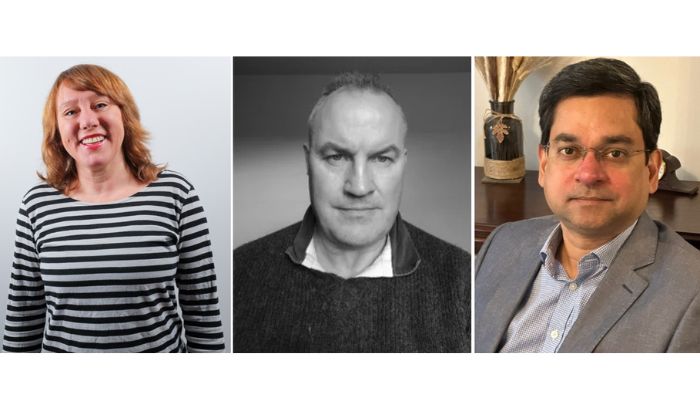 Professors Liz Richardson, David Richards and Anupam Nanda