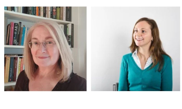 L to R Lucy Frith and Elaine Dewhurst
