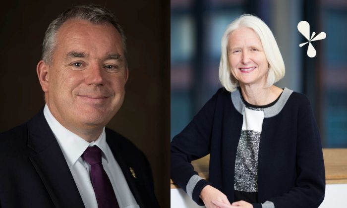 Patrick Hackett and Fiona Devine