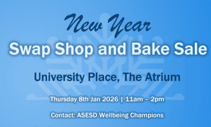 New Year Swap Shop and Bake sale