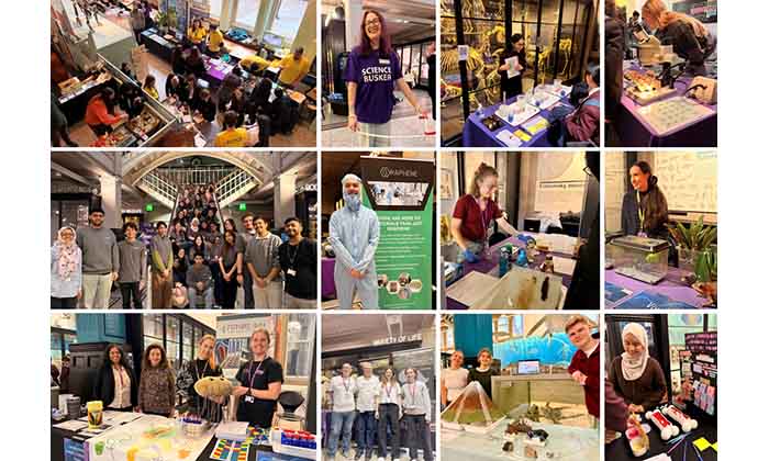 British Science Week activities montage